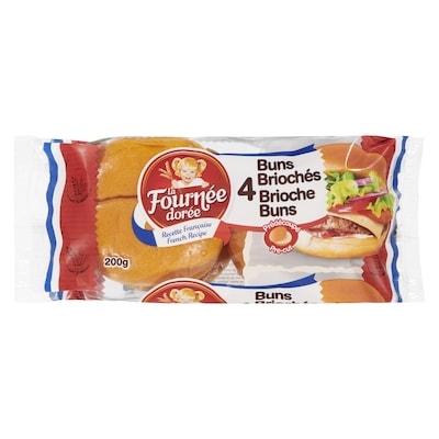Lanthier Brioche Burger Buns 200 g, $2.75/100g