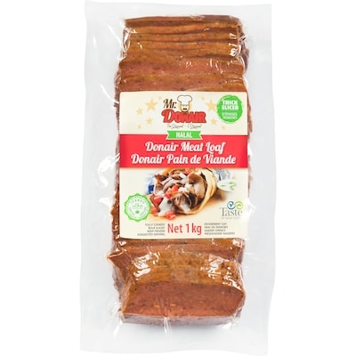 Mr. Donair Loaves, Sliced Thick 1 kg, $1.65/100g