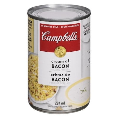 Campbell’s Crème de bacon 284 ml, 0,78 $/100ml