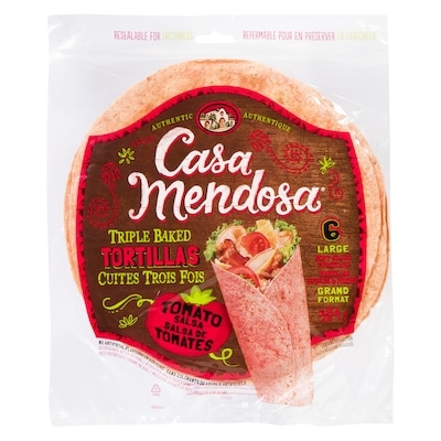 Casa Mendosa Large Tomato Salsa Tortillas 384 g, $1.30/100g