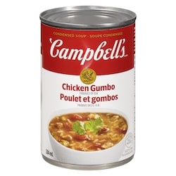 Campbell’s Soupe poulet gombos 284 ml, 0,44 $/100ml