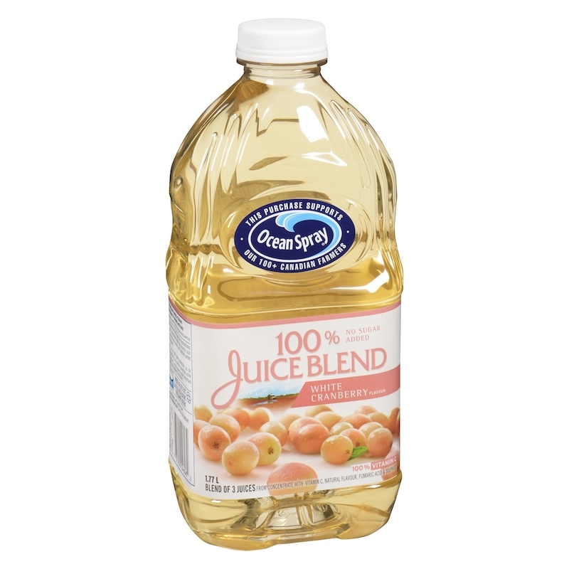 100% Juice Blend, White Cranberry