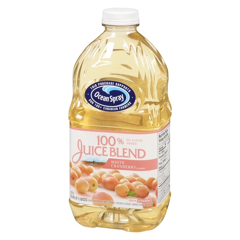 100% Juice Blend, White Cranberry