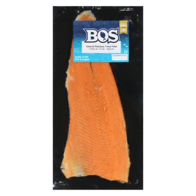 Bos Smoked Rainbow Trout Fillet Natural 190 g, $7.26/100g