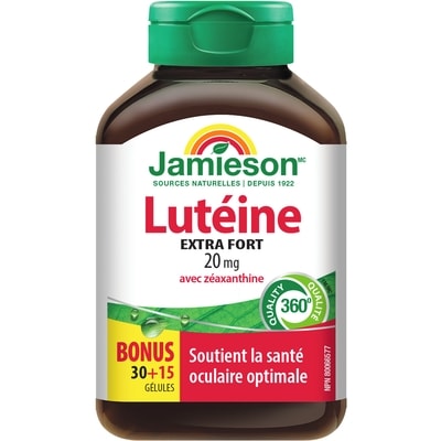 Jamieson Lutéine extra forte 20 mg avec zéaxanthine 45 ea, 0,41 $/1ch