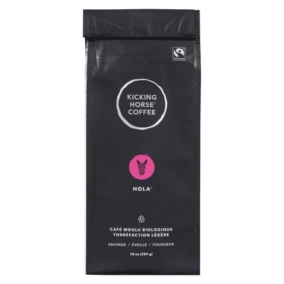 Kicking Horse Café Moulu Biologique Équitable Torréfaction Légère, Hola 284 g, 4,93 $/100g