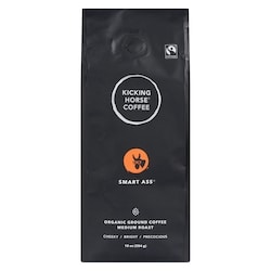 Kicking Horse Organic Fairtrade Medium Roast Ground Coffee, Smart Ass 284 g, $5.63/100g