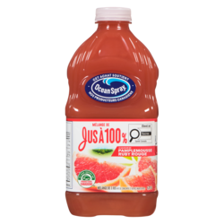 Ocean Spray Mélange de jus à 100 %, pamplemousse rose 1.77 l, 0,34 $/100ml