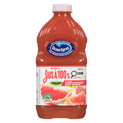 Ocean Spray Mélange de jus à 100 %, pamplemousse rose 1.77 l, 0,34 $/100ml