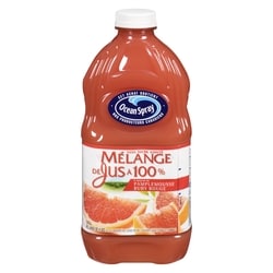 Ocean Spray Mélange de jus à 100 %, pamplemousse rose 1.77 l, 0,28 $/100ml