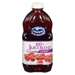 Ocean Spray 100% Juice Blends 100% Juice, Cranberry and Raspberry 1.77 l, $0.23/100ml