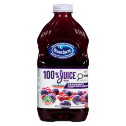 Ocean Spray 100% Juice Blends 100% Juice, Cranberry and Grape 1.77 l, $0.28/100ml
