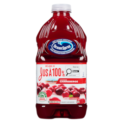 Ocean Spray Jus de canneberges 100 % 1.77 l, 0,34 $/100ml