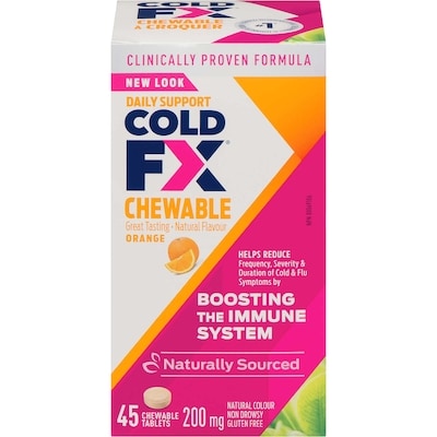 Cold FX Orange 200 mg 45 Chewable Tablets 45 ea, $0.62/1ea