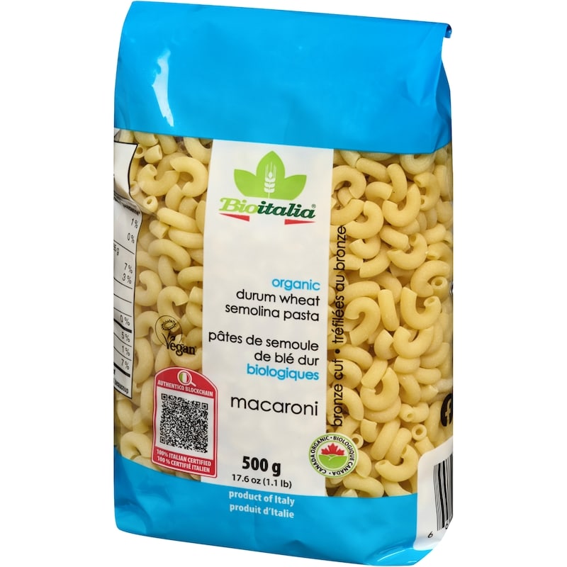 Organic Drum Wheat Semolina Pasta, Macaroni