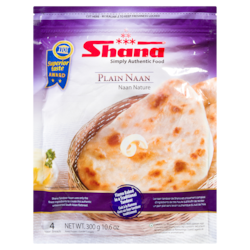 Shana Naan nature 300 g, 0,96 $/100g
