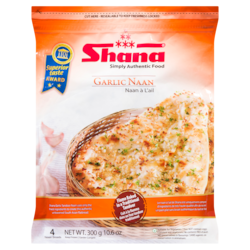 Shana Naan, ail 300 g, 0,93 $/100g