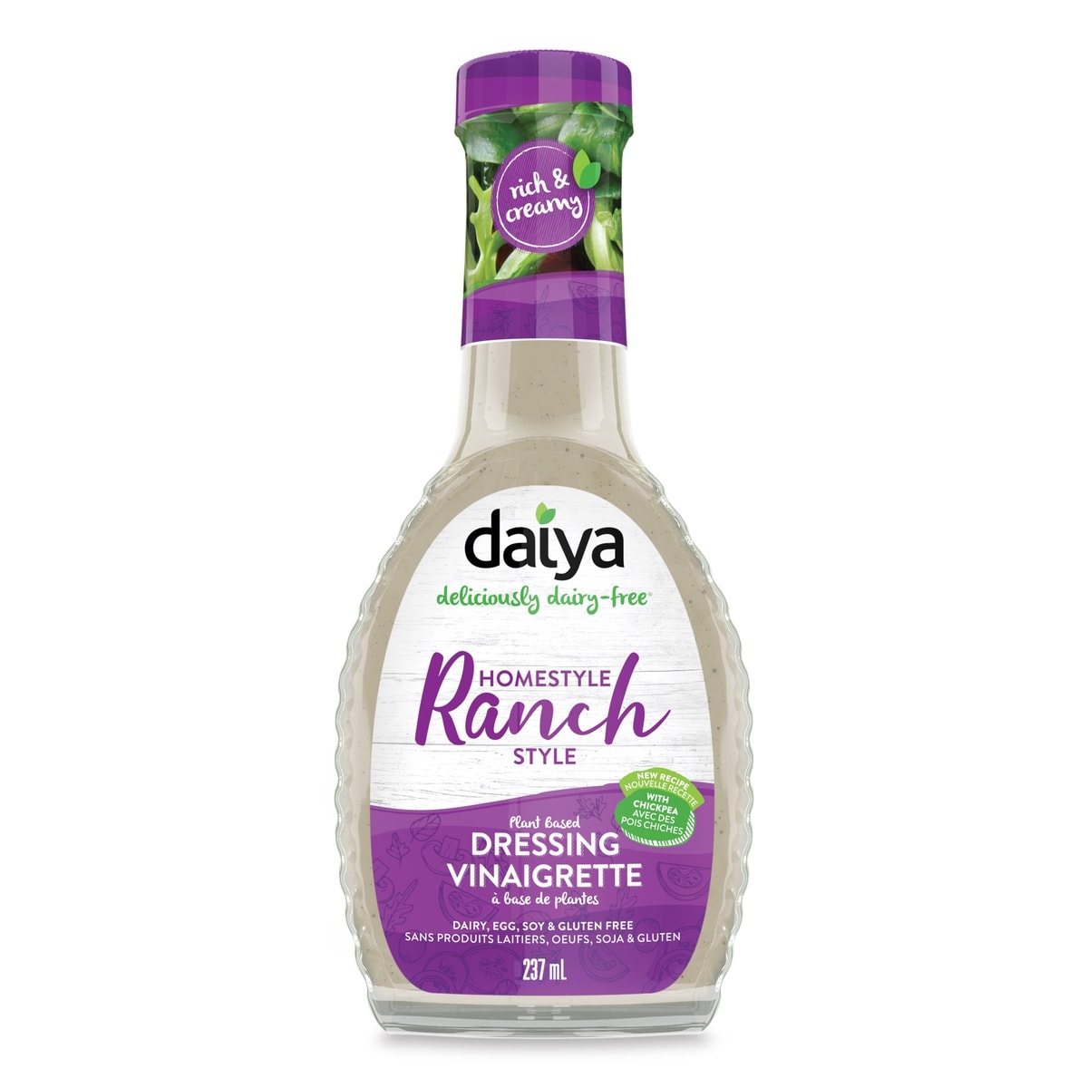 Daiya Vinaigrette Ranch maison sans produits laitiers 237 ml, 3,16 $/100ml