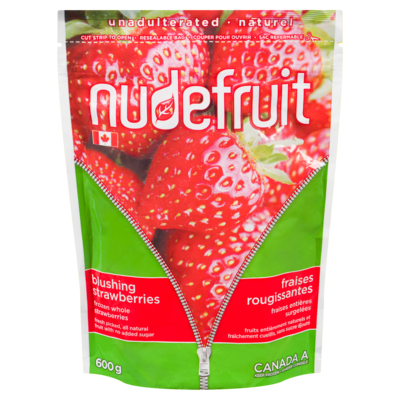 Nude Fruit Nudefruit Blushing Strawberries 600 g, $1.17/100g
