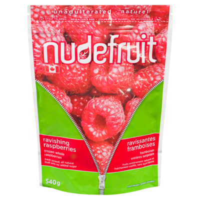 Nude Fruit Nudefruit Ravishing Raspberries 540 g, $1.29/100g