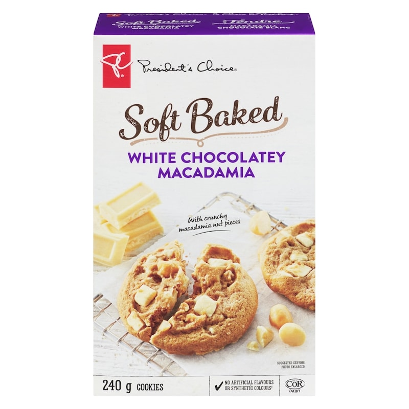 Soft-Baked White Chocolatey Macadamia Cookies