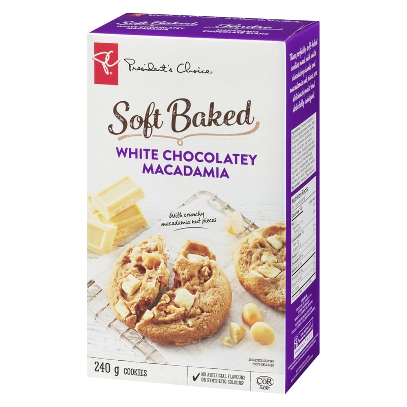 Soft-Baked White Chocolatey Macadamia Cookies