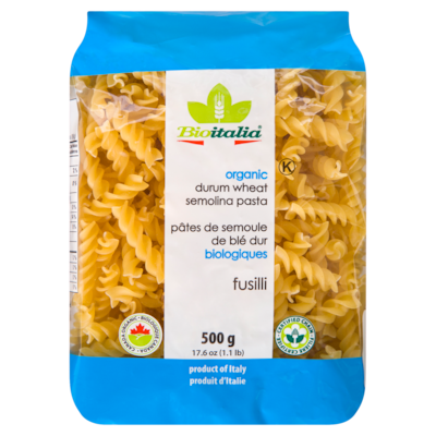 Bioitalia Fusilli 500 g, $0.66/100g