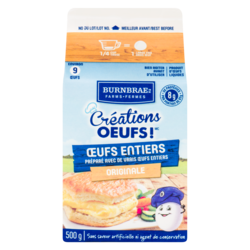 Les Fermes Burnbrae Egg Creations Oeufs Orig, Ch 500 g, 1,16 $/100g