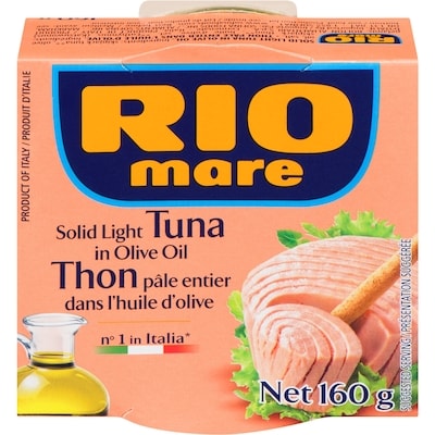 Rio Mare Thon dans huile d’olive 160 g, 3,74 $/100g