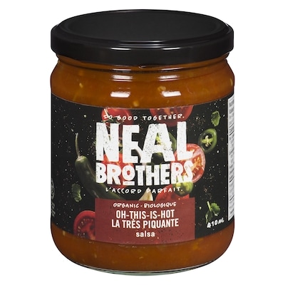Neal Brothers Foods Organic Salsa, Hot 410 ml, $1.58/100ml