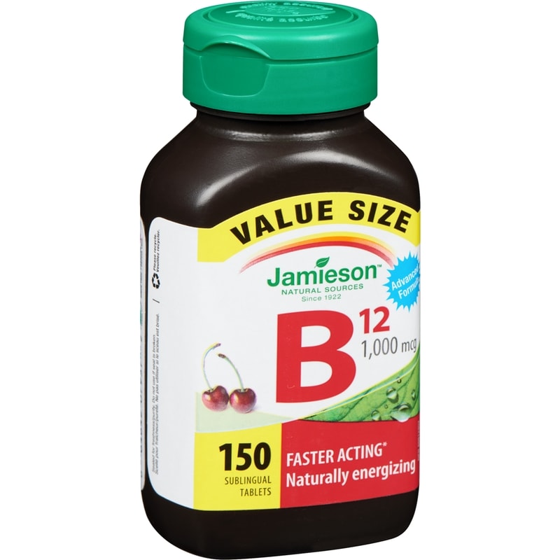 Vitamin B12 1,000 mcg Fast Dissolving Sublingual Tablets - Value Pack