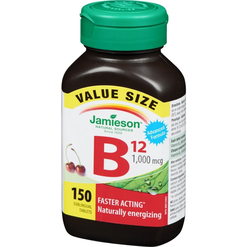 Vitamin B12 1,000 mcg Fast Dissolving Sublingual Tablets - Value Pack