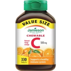 Jamieson Chewable Vitamin C 500 mg - Tangy Orange Value Pack 330 ea, $0.07/1ea