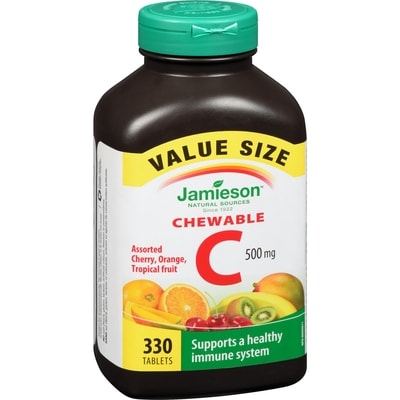 Chewable Vitamin C 500 mg - Mixed 3 Flavours Value Pack