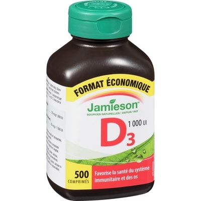 Vitamine D3 1000 UI - Format Économique