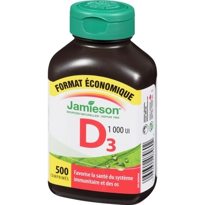 Vitamine D3 1000 UI - Format Économique