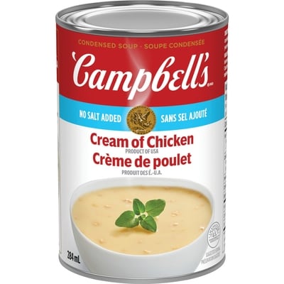Campbell's Cream of Chicken, No Salt Added 284 ml, $0.88/100ml