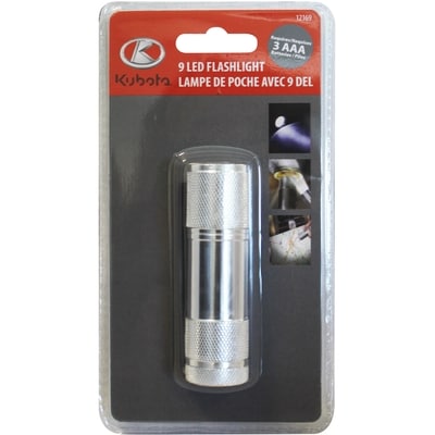 Kubota Ensemble de 2 lampes de poche à 9LED 1 ea, 4,00 $/1ch