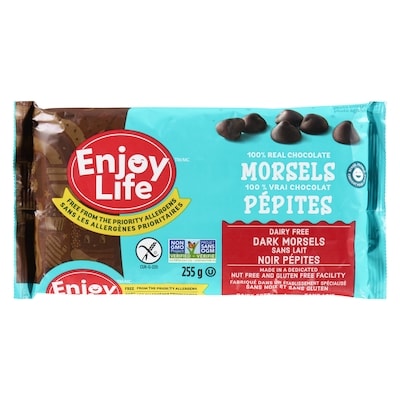Enjoy Life Regular Sized Dark Chocolate Morsels 255 g, $2.74/100g