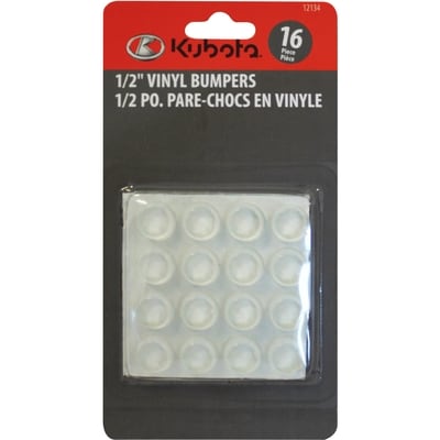 Kubota 16pc 0.50" Vinyl Bumpers 1 ea, $3.99/1ea