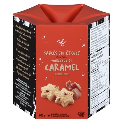 le Choix du Président Sablés Au Caramel 200 g, 3,25 $/100g