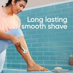 Gillette Extra Smooth Sensitive Women's Disposable Razors, 2 Count