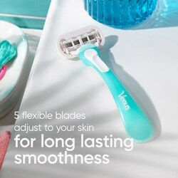 Gillette Extra Smooth Sensitive Women's Disposable Razors, 2 Count