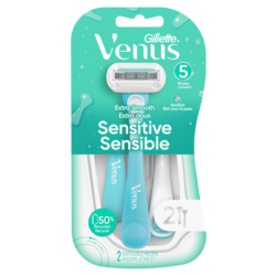 Venus Smile リンジンジェル RAJAS Gillette Extra Smooth Sensitive Women's Disposable Razors, 2 Count