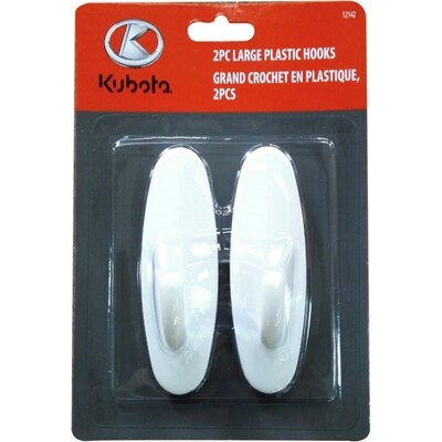 Kubota L’ensemble de 2 grands crochets en plastique 1 ea, 1,50 $/1ch