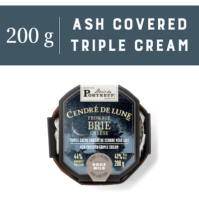 Alexis Portneuf Cendré de Lune Cheese 200 g, $5.25/100g