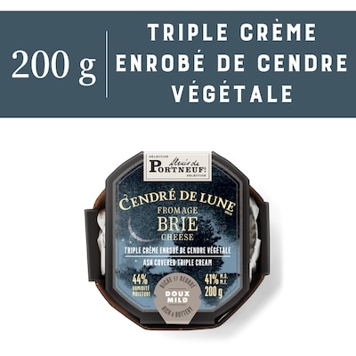 Alexis de Portneuf Fromage Cendré de Lune 200 g, 5,25 $/100g