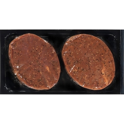 null Eye Of Round Steak, Montreal Spice 280 g, $3.93/100g