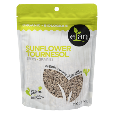Elan Graines de tournesol biologiques Elan 175 g, 1,27 $/100g