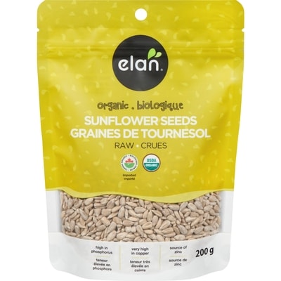 Elan Graines de tournesol biologiques Elan 200 g, 1,50 $/100g